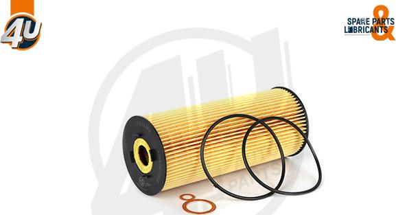 4U 38656ME - Масляний фільтр autocars.com.ua