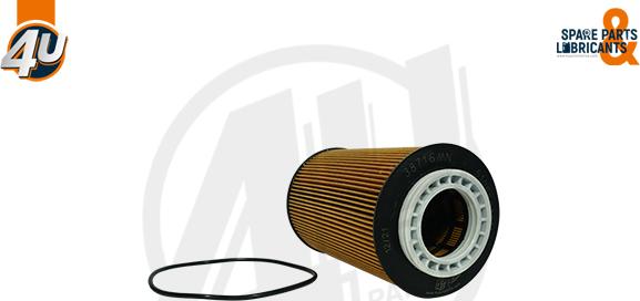 4U 38716MN - Масляний фільтр autocars.com.ua