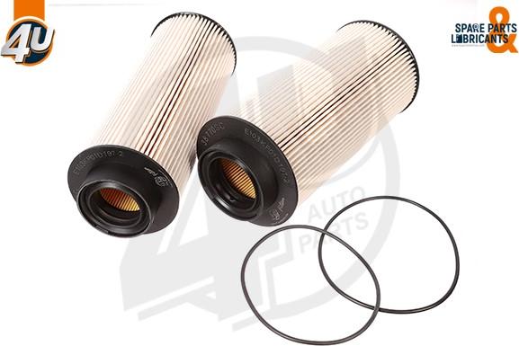 4U 38770SC - Паливний фільтр autocars.com.ua