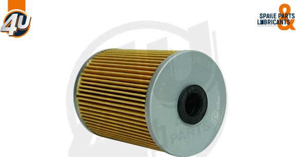 4U 38814SC - Масляний фільтр autocars.com.ua