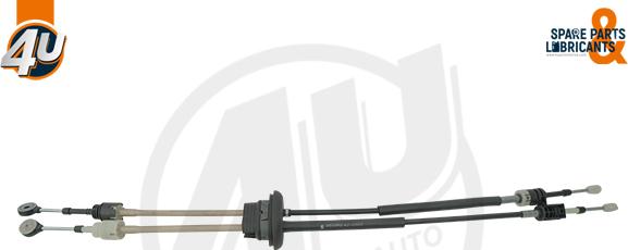 4U 39510PU - Трос, ступінчаста коробка передач autocars.com.ua
