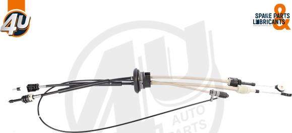 4U 39511PU - Трос, ступінчаста коробка передач autocars.com.ua