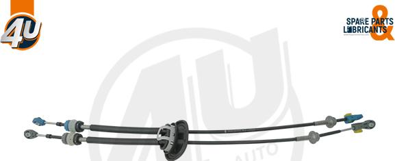 4U 39528PU - Трос, ступінчаста коробка передач autocars.com.ua