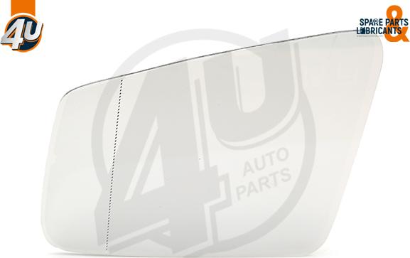 4U 41514MR - Дзеркальне скло, зовнішнє дзеркало autocars.com.ua