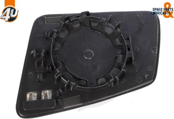 4U 41515MR - Дзеркальне скло, зовнішнє дзеркало autocars.com.ua