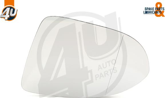 4U 41530VV - Дзеркальне скло, зовнішнє дзеркало autocars.com.ua