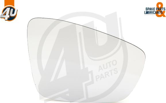 4U 41537VV - Дзеркальне скло, зовнішнє дзеркало autocars.com.ua