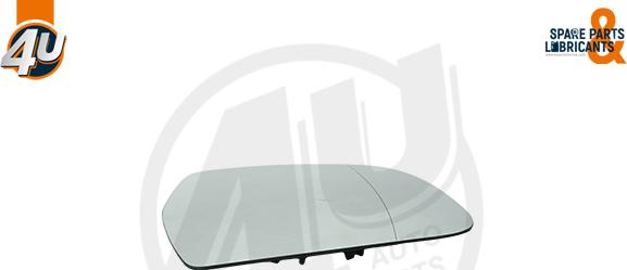 4U 41604VV - Дзеркальне скло, зовнішнє дзеркало autocars.com.ua