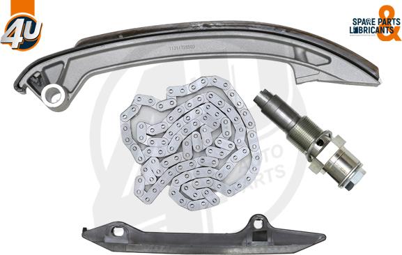 4U 44007BW - Комплект ланцюга приводу распредвала autocars.com.ua