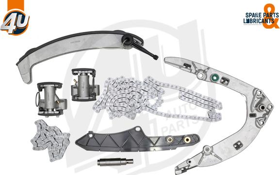 4U 44018BW - Комплект ланцюга приводу распредвала autocars.com.ua
