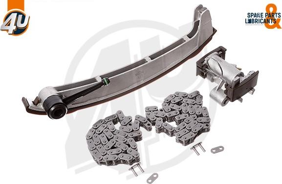 4U 44019BW - Комплект ланцюга приводу распредвала autocars.com.ua