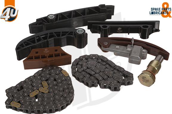 4U 44144VV - Комплект ланцюга приводу распредвала autocars.com.ua