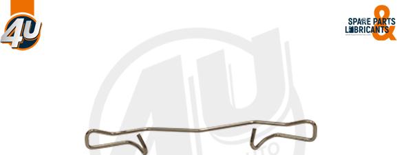 4U 47190VV - Комплект приладдя, гальм autocars.com.ua