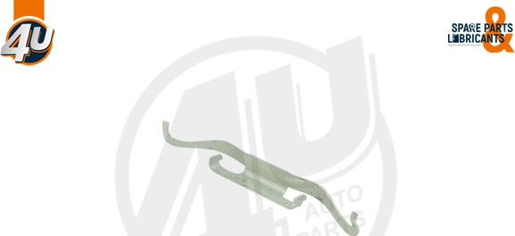 4U 47191VV - Комплект приладдя, гальм autocars.com.ua