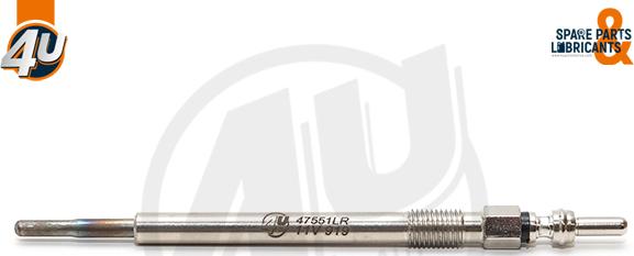 4U 47551LR - Свічка розжарювання autocars.com.ua