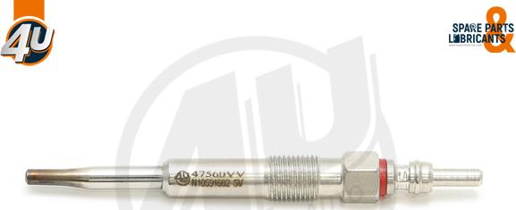 4U 47560VV - Свічка розжарювання autocars.com.ua