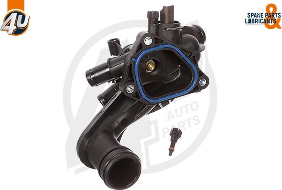 4U 47612PU - Термостат, охолоджуюча рідина autocars.com.ua