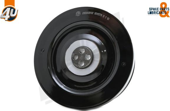 4U 51000BW - Ремінний шків, колінчастий вал autocars.com.ua