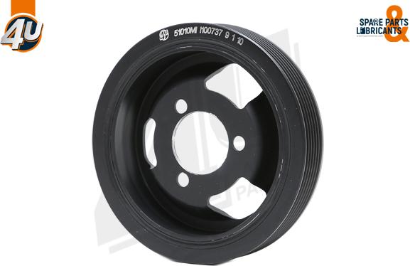 4U 51010MI - Ремінний шків, колінчастий вал autocars.com.ua