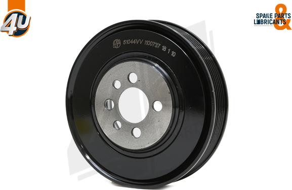 4U 51044VV - Ремінний шків, колінчастий вал autocars.com.ua