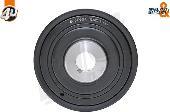 4U 51064PU - Ремінний шків, колінчастий вал autocars.com.ua