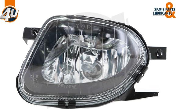 4U 60008MR - Противотуманная фара autocars.com.ua