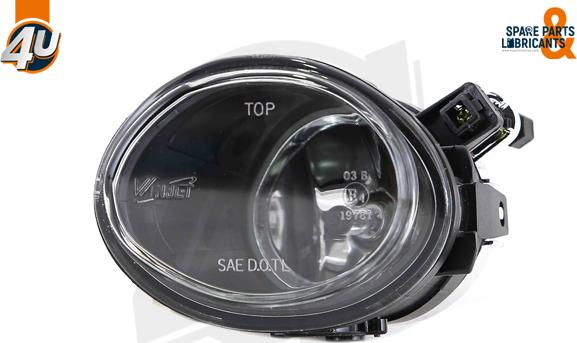 4U 60107BW - Противотуманная фара autocars.com.ua