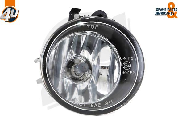 4U 60132BW - Противотуманная фара autocars.com.ua