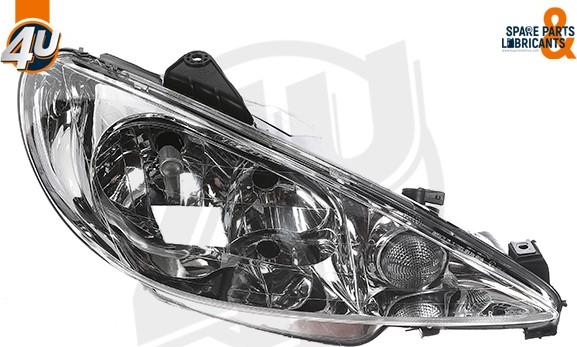 4U 60327PU - Основна фара autocars.com.ua