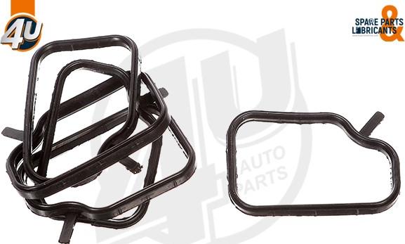4U 61633BW - Прокладка, трубка охолоджуючої рідини autocars.com.ua
