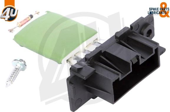 4U 61673PU - Опір, реле, вентилятор салону autocars.com.ua