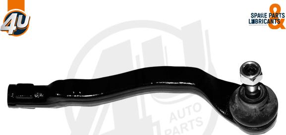 4U A25404 - Наконечник рульової тяги, кульовий шарнір autocars.com.ua