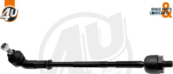 4U J20252 - Поперечна рульова тяга autocars.com.ua