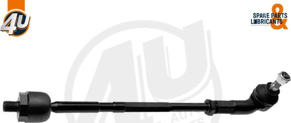 4U J20253 - Поперечна рульова тяга autocars.com.ua