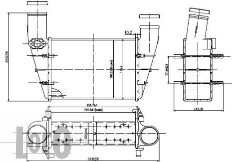 ABAKUS 003-018-0001 - Интеркулер autocars.com.ua