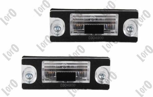 ABAKUS 003-04-905LED - Ліхтар освітлення номерного знака autocars.com.ua