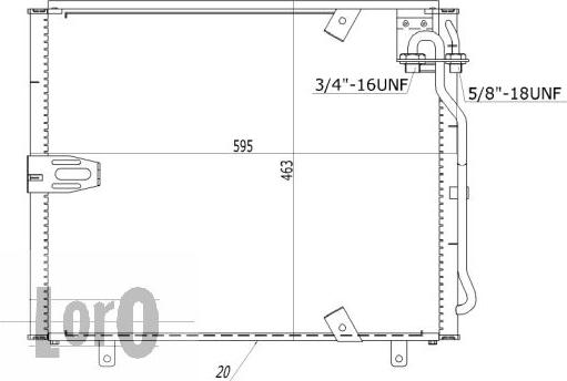 ABAKUS 004-016-0002 - Конденсатор, кондиціонер autocars.com.ua