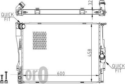 ABAKUS 004-017-0036-B - Радіатор, охолодження двигуна autocars.com.ua