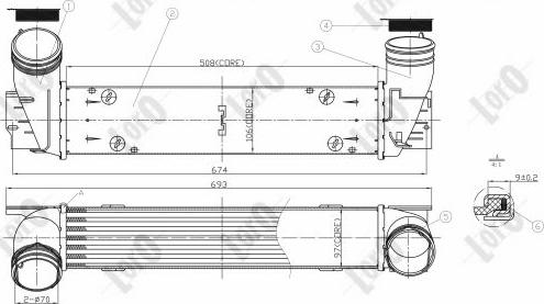 ABAKUS 004-018-0011 - Интеркулер autocars.com.ua