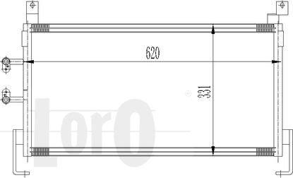 ABAKUS 008-016-0001 - Конденсатор, кондиціонер autocars.com.ua