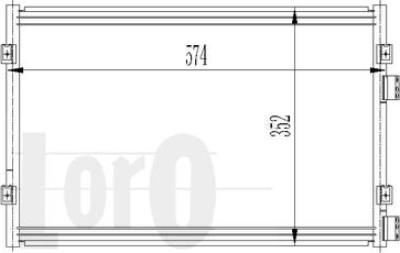 ABAKUS 008-016-0002 - Конденсатор кондиционера avtokuzovplus.com.ua