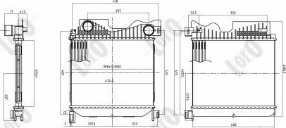 ABAKUS 008-018-0001 - Интеркулер autocars.com.ua