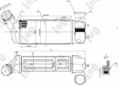 ABAKUS 009-018-0015 - Интеркулер autocars.com.ua