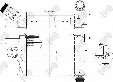 ABAKUS 010-018-0005 - Интеркулер autocars.com.ua