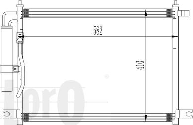 ABAKUS 011-016-0002 - Конденсатор кондиционера avtokuzovplus.com.ua