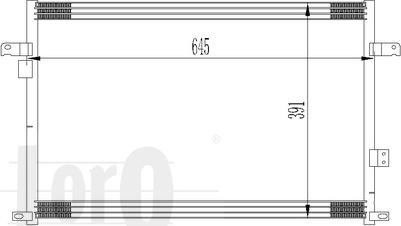 ABAKUS 011-016-0003 - Конденсатор, кондиціонер autocars.com.ua