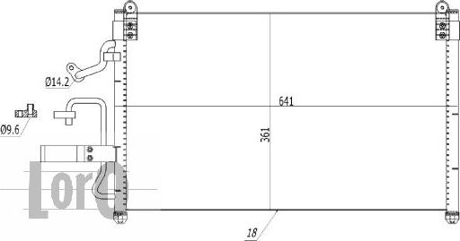 ABAKUS 011-016-0008 - Конденсатор, кондиціонер autocars.com.ua