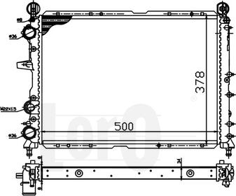 ABAKUS 016-017-0003 - Радіатор, охолодження двигуна autocars.com.ua