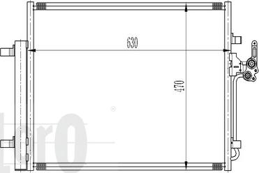 ABAKUS 017-016-0016 - Конденсатор, кондиціонер autocars.com.ua