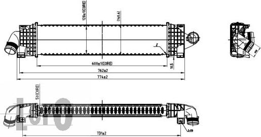 ABAKUS 017-018-0001 - Интеркулер autocars.com.ua